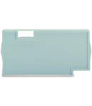 Separator plate; 2 mm thick; oversized; gray