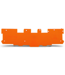 End and intermediate plate; 1.1 mm thick; orange