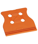 Strain relief plate; orange