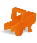 Lock-out; prevents reclosing of slide link; Snap-in type; for 2002 and 2005 Series; orange