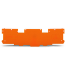 End and intermediate plate; 1.1 mm thick; orange