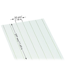 Marking strips; for laser printer; white