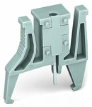 Test plug module; with locking latches; modular; for 4-conductor terminal blocks; for 261 Series; gray