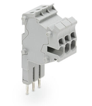 Modular TOPJOB®S connector; modular; for jumper contact slot; 2-pole; 1,50 mm²; gray