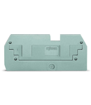 Step-down cover plate; 1 mm thick; only for 2-conductor 283-901 terminal block; orange