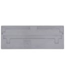 Separator plate; 2 mm thick; oversized; gray