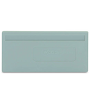 Separator plate; 2 mm thick; oversized; gray