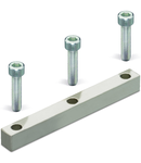Jumper bar with screws; 3-way; for high current terminal blocks with 2 stud bolts M12 or M16