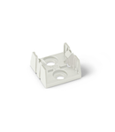 Mounting plate; 4-pole; for distribution connectors; Plastic; white