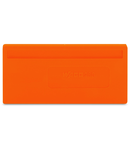 Separator plate; 2 mm thick; oversized; orange