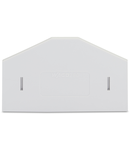 Separator plate; 2.5 mm thick; oversized; light gray