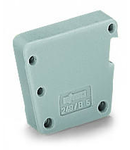 B-type spacer module; modular; e.g., for bridging commoned terminal blocks; gray