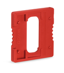 Blind plug for carrier terminal blocks; red