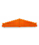 8-level end plate; marking: 7-6-5-4-3-2-1-0--0-1-2-3-4-5-6-7; 7.62 mm thick; orange