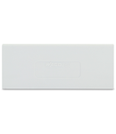 Separator plate; 2 mm thick; oversized; light gray