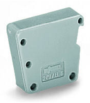 B-type spacer module; modular; e.g., for bridging commoned terminal blocks; gray