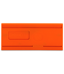 Separator plate; 2 mm thick; oversized; orange