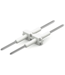 Board-to-Board Link; Pin spacing 6 mm; 2-pole; Length: 34 mm; white