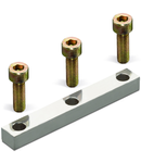 Jumper bar with screws; 3-way; for high-current terminal blocks with 2 stud bolts M10