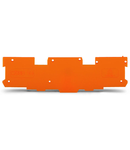 End and intermediate plate; 1.1 mm thick; orange