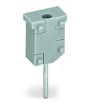 Test plug module; without locking device; modular; for 2-conductor terminal blocks; gray