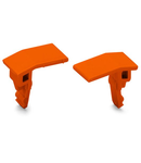 Lockout cap; for wire insertion and actuating opening; orange