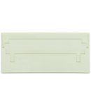 Separator plate; 2 mm thick; oversized; light gray