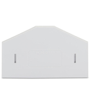 Separator plate; 2 mm thick; oversized; light gray