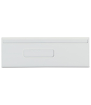 Separator plate; 2 mm thick; oversized; light gray