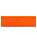 Separator plate; 2 mm thick; oversized; orange