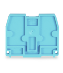 End plate; for terminal blocks with snap-in mounting foot; 2.5 mm thick; blue