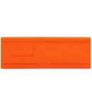 Separator plate; 2 mm thick; oversized; orange