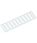 WMB marking card; as card; MARKED; 500, 503 ... 596 (1x)597 (1x); stretchable 5 - 5.2 mm; Horizontal marking; snap-on type; white