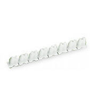 Insulation stop; 0.08 - 0.2 mm² "s" (0.14 mm² "f-st"); 8 pieces/strip; white