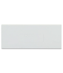 Separator plate; 2 mm thick; oversized; light gray