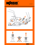 Stickers for operating instructions; for TOPJOB® disconnect terminal blocks; 776 Series