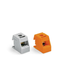 Transformer terminal block; 1-pole; orange