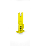 Socket module; 1-pole; yellow