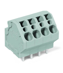 PCB terminal block; 4 mm²; Pin spacing 5 mm; 8-pole; CAGE CLAMP®; 4,00 mm²; gray