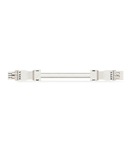 pre-assembled interconnecting cable; Eca; Socket/plug; 4-pole; Cod. A; H05VV-F 4G 1.5 mm²; 5 m; 1,50 mm²; white
