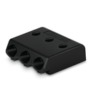 SMD PCB terminal block; 0.5 mm²; Pin spacing 3 mm; 3-pole; PUSH WIRE®; in tape-and-reel packaging; 0,50 mm²; black