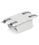 Through-Board SMD PCB Terminal Block; 0.75 mm²; Pin spacing 6.5 mm; 2-pole; Push-in CAGE CLAMP®; in tape-and-reel packaging; 0,75 mm²; white