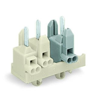 Male connector; 5-pole; 1,00 mm²; white