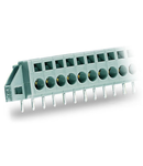 PCB terminal block; 2.5 mm²; Pin spacing 5 mm; 7-pole; CAGE CLAMP®; clamping collar; 2,50 mm²; gray