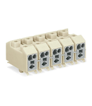 Power supply connector; 0,75 mm²; white