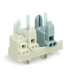 Male connector; 4-pole; 1,00 mm²; white