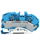 Spare supply terminal block; 16 mm²; 12 mm; Push-in CAGE CLAMP®; 16,00 mm²; blue