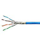 Cablu S/FTP Cat.7, 4x2xAWG23/1,1.000Mhz,LS0H,D,albastru