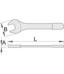 Cheie fixa simpla izolata la 1000 V 6mm, 72mm, 16mm, 6.9mm, 19g