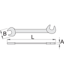 Chei fixe duble mici pentru ELECTRIC 3.2mm, 75mm, 10mm, 2mm, 2g